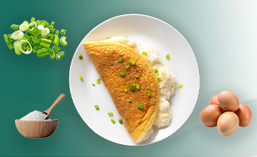 Fluffy Egg White Omelette (Soufflé Style)