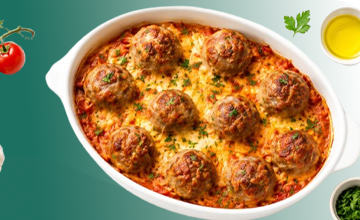 Ricotta Meatballs with the Crispy Topping