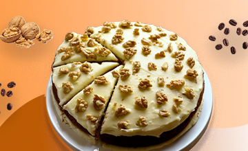 Vegan Coffee and Walnut Cake Recipe