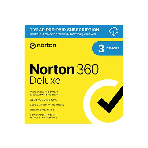 Norton 360 Deluxe, Antivirus Software – 3 Devices with Auto Renewal 2026