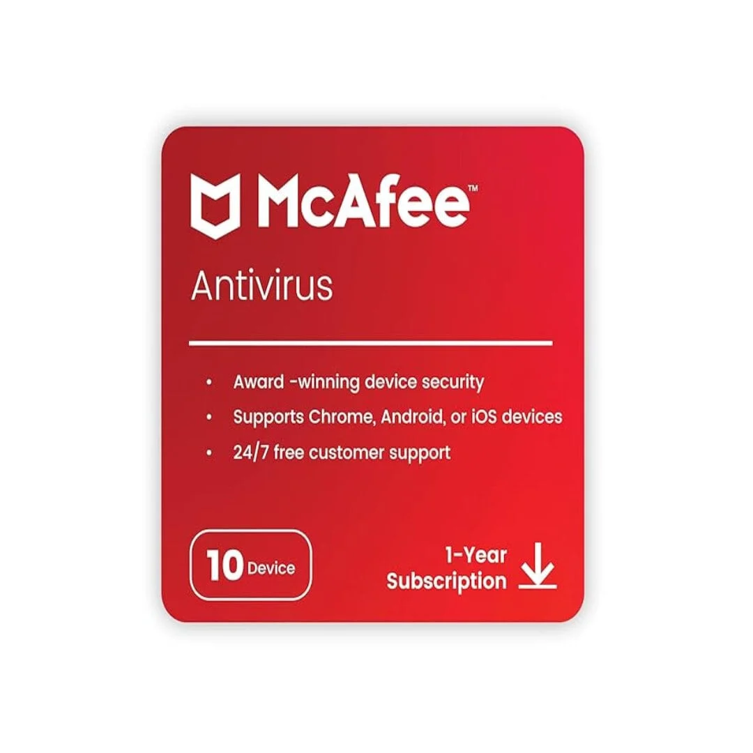 McAfee AntiVirus Protection | 10 PC | 2026