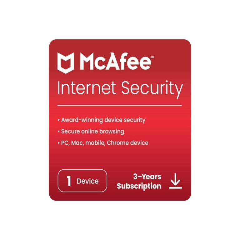 McAfee Internet Security, 3 Device, 2026