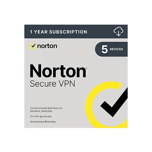 Norton Secure VPN for up to 5 Devices 2026